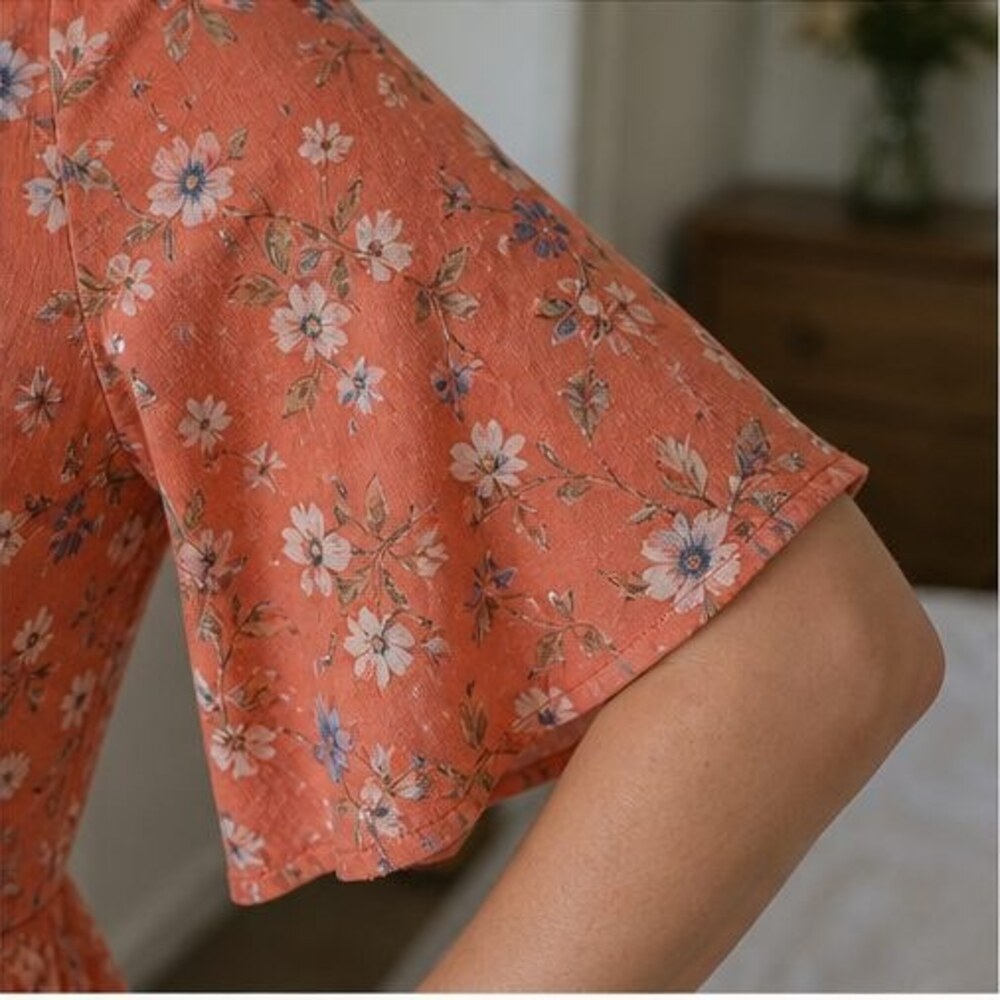 Sage Ruffle Blouse - Picture 5 of 6